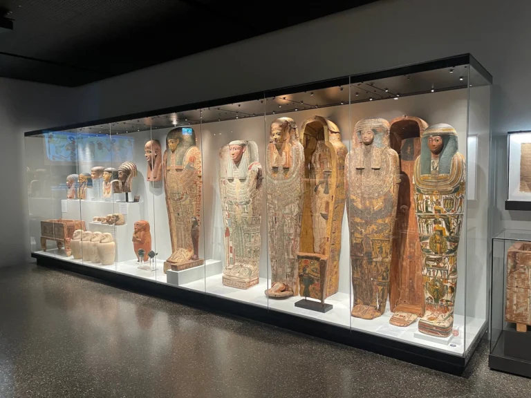 Egyptian artifacts on display at a museum in Basel Switzerland Photo Creative Commons