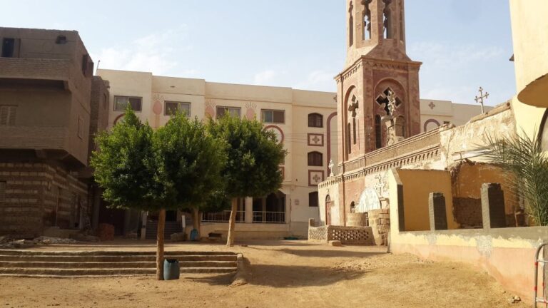 The ancient church of Deir Abu Hannes... Photo: Asmaa Montasser