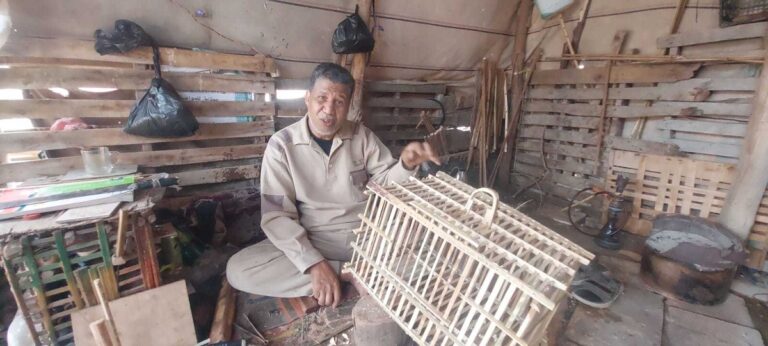 The Art of Crafting Palm Frond Crates in Kafr Al-Battikh. - Photo: Helmy Yassin